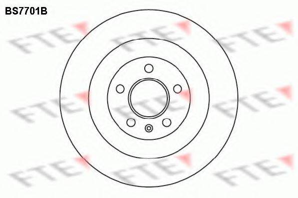 FTE BS7701B гальмівний диск