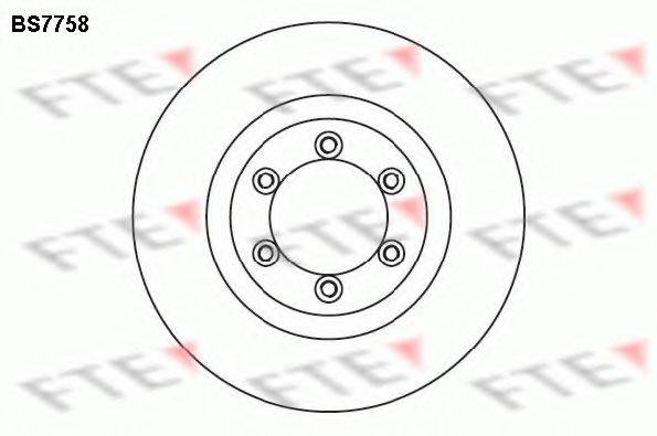 FTE BS7758 гальмівний диск