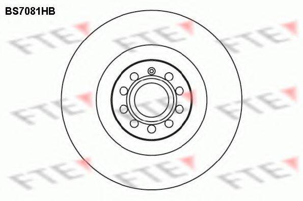 FTE BS7081HB гальмівний диск