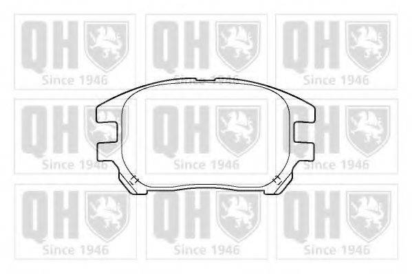 QUINTON HAZELL BP1388 Комплект гальмівних колодок, дискове гальмо