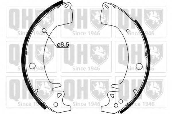 QUINTON HAZELL BS1136 Комплект гальмівних колодок