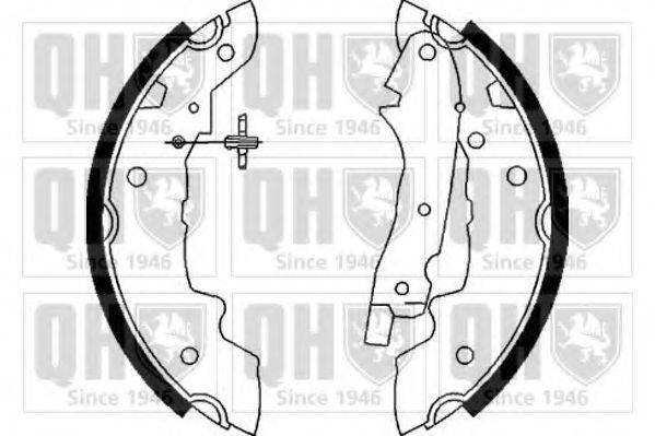 QUINTON HAZELL BS622 Комплект гальмівних колодок