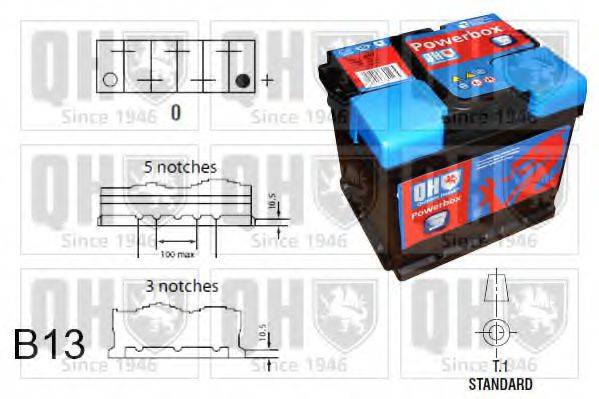 QUINTON HAZELL QBT0203 Стартерна акумуляторна батарея