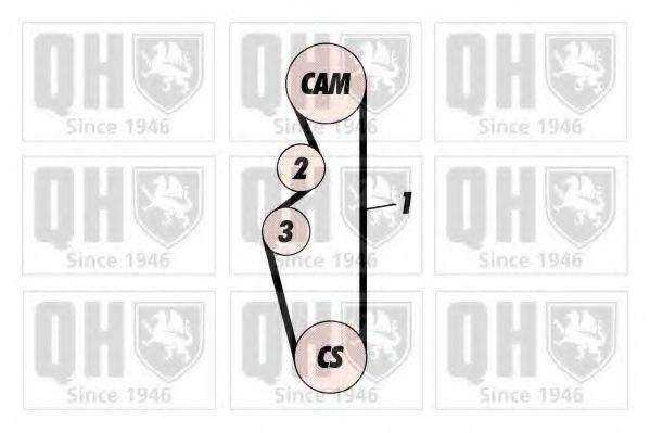 QUINTON HAZELL QTB373 Ремінь ГРМ