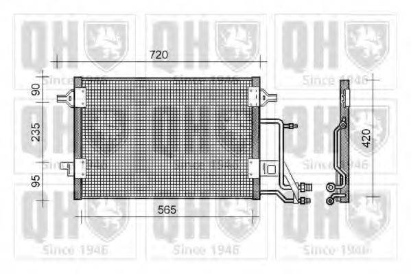 QUINTON HAZELL QCN135 Конденсатор, кондиціонер