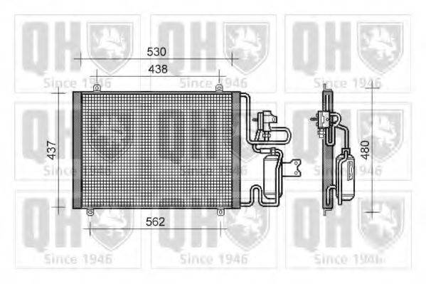 QUINTON HAZELL QCN158 Конденсатор, кондиціонер