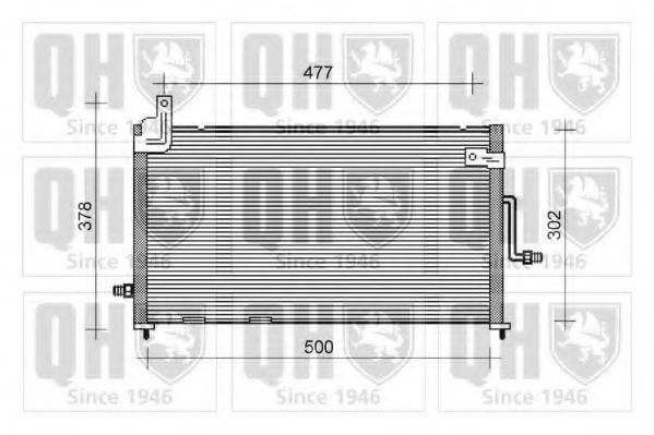 QUINTON HAZELL QCN237 Конденсатор, кондиціонер