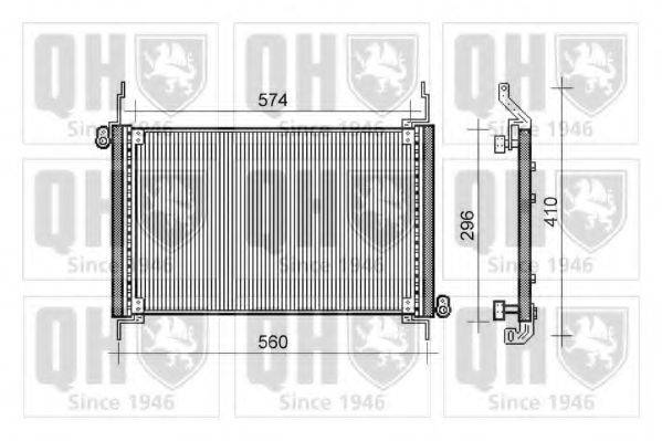 QUINTON HAZELL QCN245 Конденсатор, кондиціонер