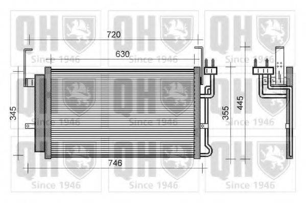 QUINTON HAZELL QCN432 Конденсатор, кондиціонер