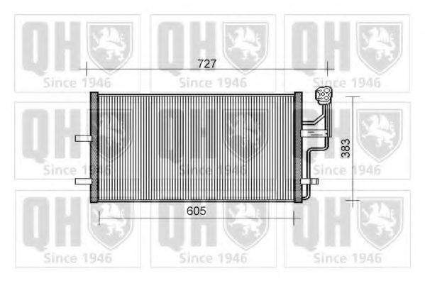 QUINTON HAZELL QCN440 Конденсатор, кондиціонер