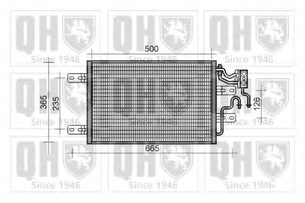 QUINTON HAZELL QCN457 Конденсатор, кондиціонер