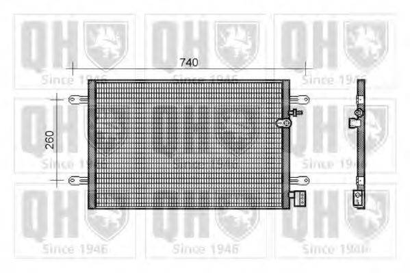 QUINTON HAZELL QCN489 Конденсатор, кондиціонер