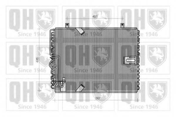 QUINTON HAZELL QCN58 Конденсатор, кондиціонер