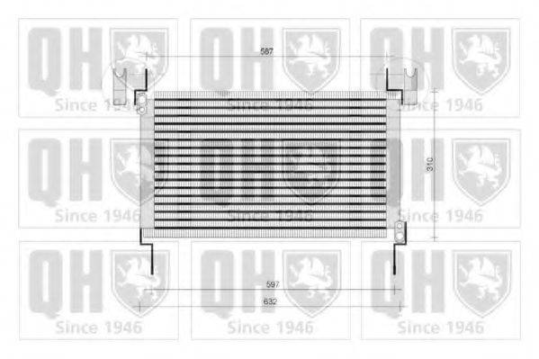 QUINTON HAZELL QCN86 Конденсатор, кондиціонер
