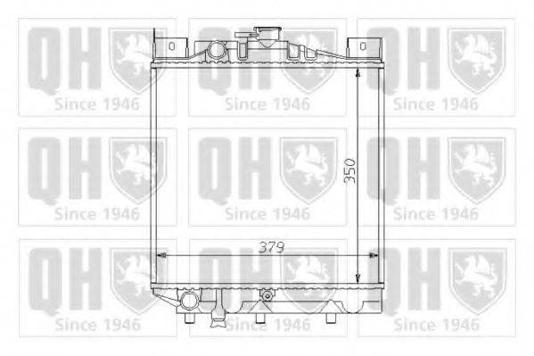 QUINTON HAZELL QER1370 Радіатор, охолодження двигуна