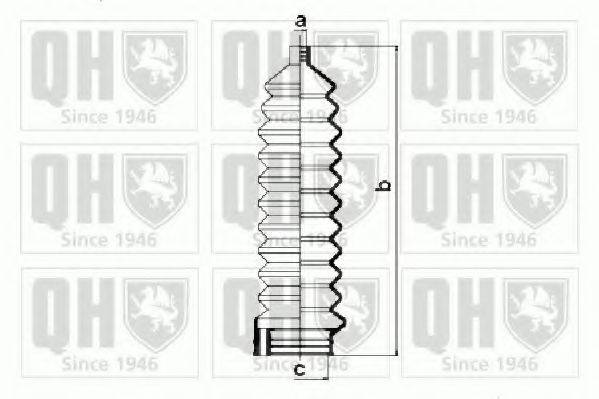 QUINTON HAZELL QG1084 Комплект пильника, рульове керування