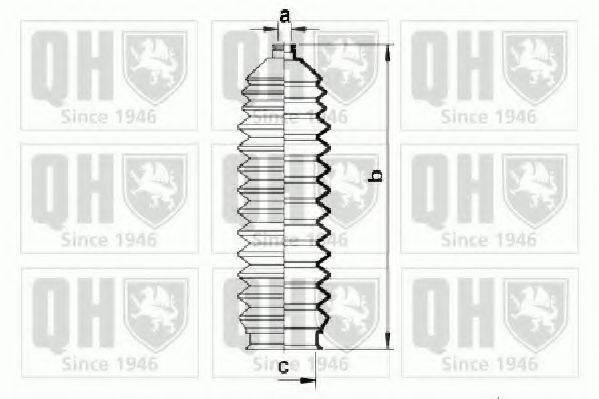 QUINTON HAZELL QG1373 Комплект пильника, рульове керування