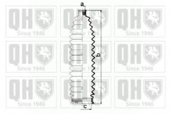 QUINTON HAZELL QG1504 Комплект пильника, рульове керування