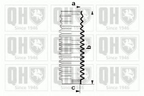 QUINTON HAZELL QG1510 Комплект пильника, рульове керування