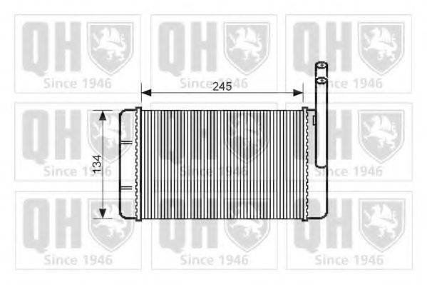 QUINTON HAZELL QHR2016 Теплообмінник, опалення салону