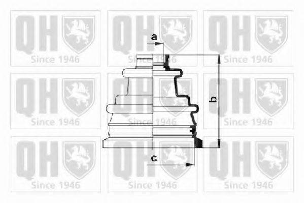 QUINTON HAZELL QJB2231 Комплект пильника, приводний вал