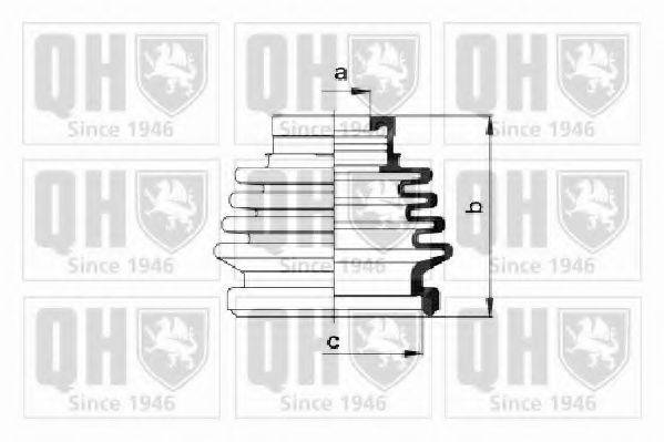 QUINTON HAZELL QJB274 Комплект пильника, приводний вал