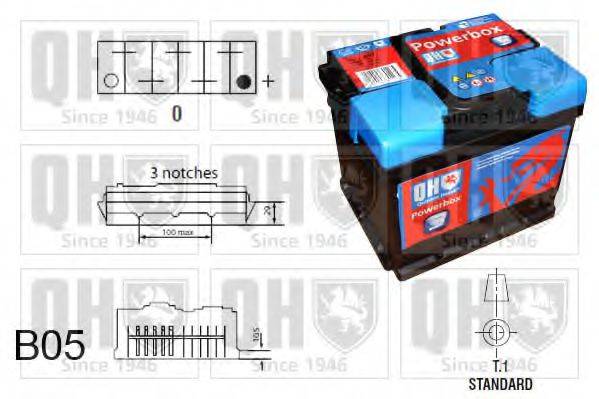 QUINTON HAZELL QBT0683 Стартерна акумуляторна батарея