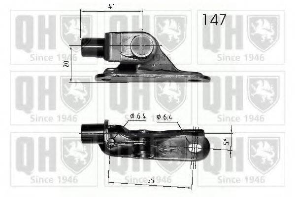 QUINTON HAZELL QTS840271 Газова пружина, кришка багажника