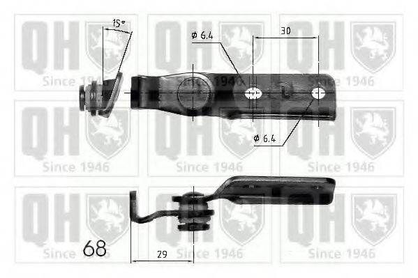 QUINTON HAZELL QTS840201 Газова пружина, кришка багажника