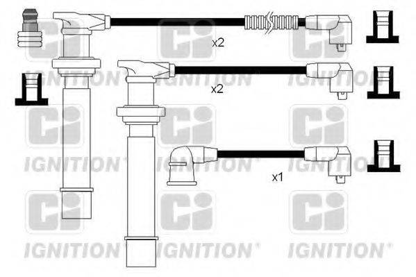 QUINTON HAZELL XC1223 Комплект дротів запалювання