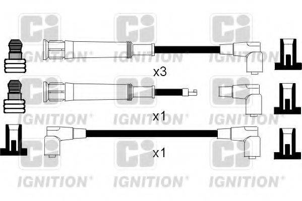 QUINTON HAZELL XC468 Комплект дротів запалювання