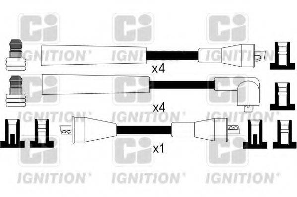 QUINTON HAZELL XC782 Комплект дротів запалювання