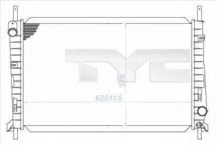 TYC 7100032 Радіатор, охолодження двигуна