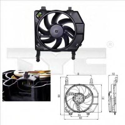 TYC 8100033 Вентилятор, охолодження двигуна