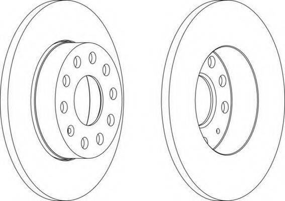 FERODO DDF12761 гальмівний диск