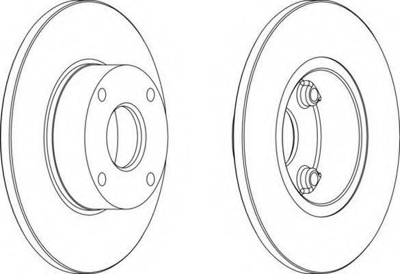FERODO DDF7531 гальмівний диск