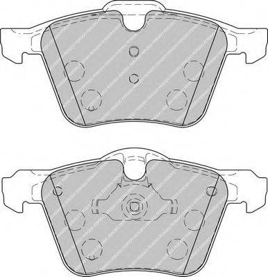 FERODO FDB1898 Комплект гальмівних колодок, дискове гальмо
