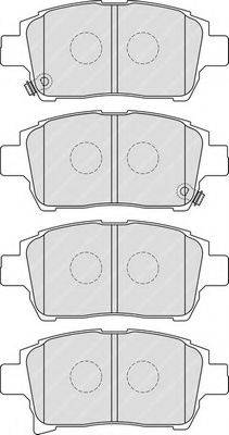 FERODO FDB1985 Комплект гальмівних колодок, дискове гальмо