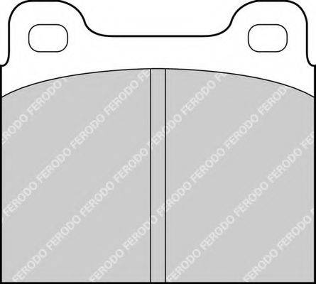 FERODO FDB2M Комплект гальмівних колодок, дискове гальмо