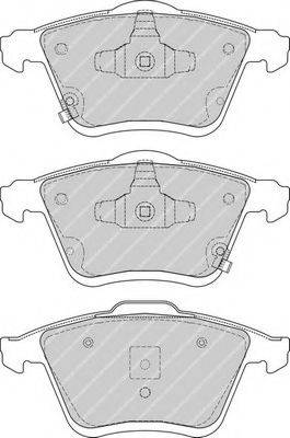 FERODO FDB4171 Комплект гальмівних колодок, дискове гальмо