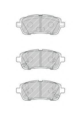 FERODO FDB4426 Комплект гальмівних колодок, дискове гальмо