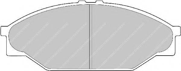 FERODO FVR949 Комплект гальмівних колодок, дискове гальмо