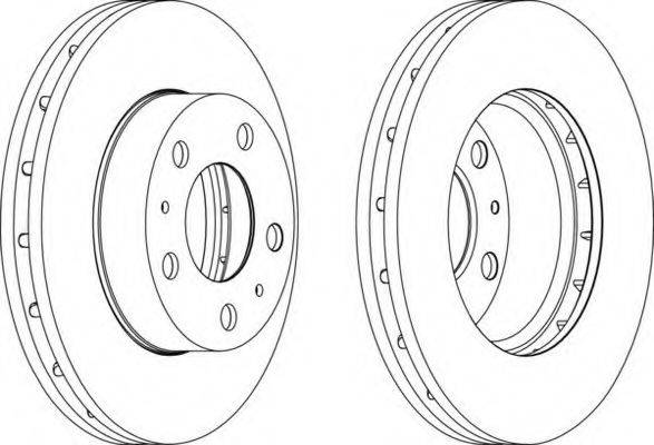 FERODO DDF1718 гальмівний диск