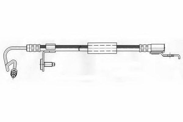 FERODO FHY2275 Гальмівний шланг