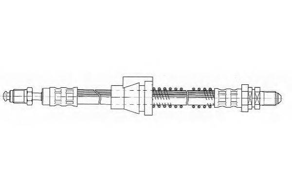 FERODO FHY2287 Гальмівний шланг