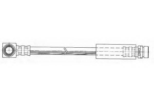 FERODO FHY2419 Гальмівний шланг