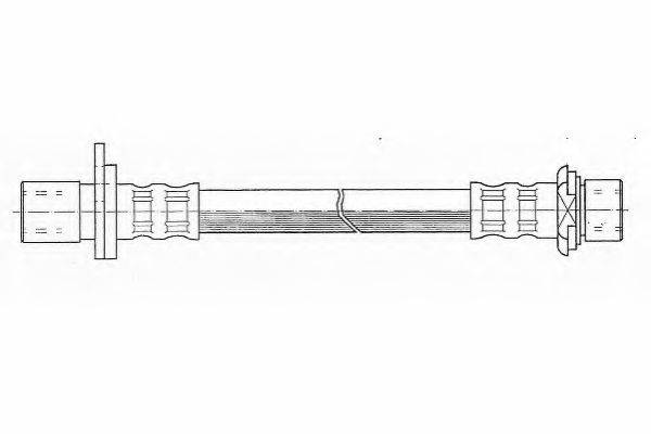 FERODO FHY2451 Гальмівний шланг