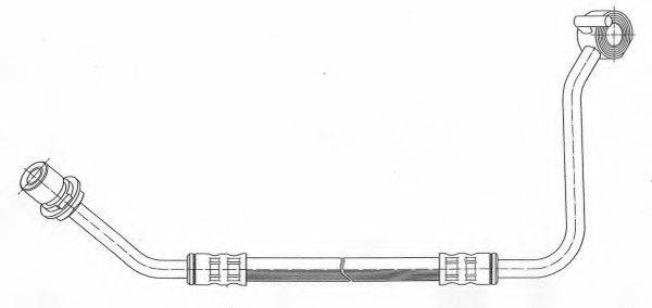 FERODO FHY2493 Гальмівний шланг