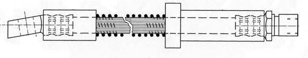 FERODO FHY2586 Гальмівний шланг