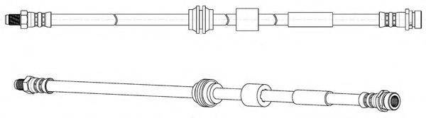 FERODO FHY2762 Гальмівний шланг